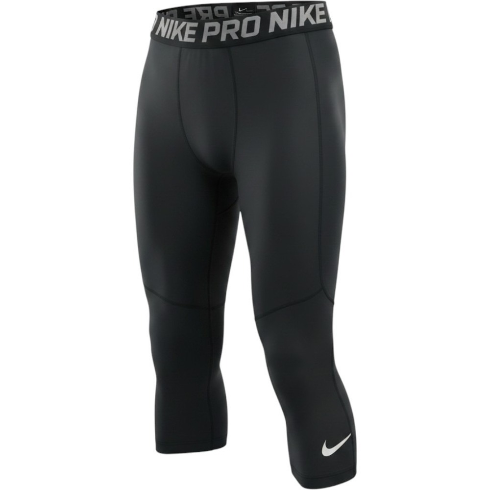 Nike Pro Dri-FIT Boy's 3/4 Compression Black XL Leggings 703082-010